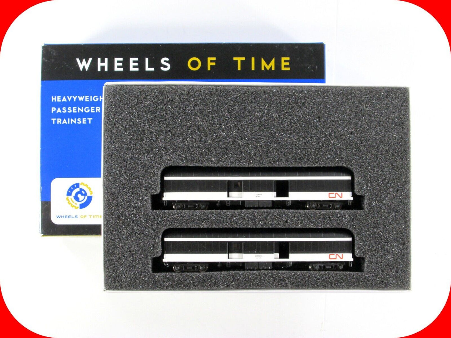 N Scale Canadian National *Wet Noodle* 60' Baggage Car Set, WHEELS of TIME 165TS