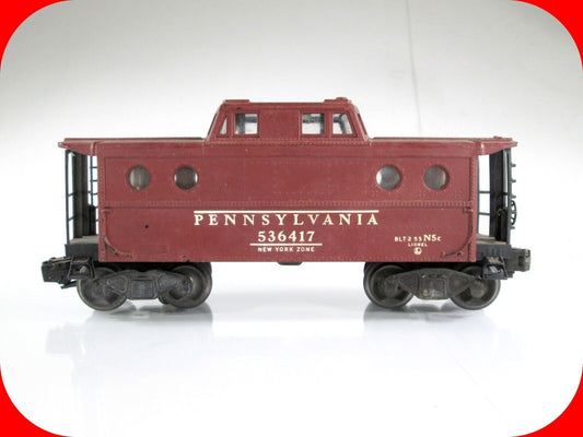 O Scale PENNSYLVANIA **New York Zone* Caboose #536417 -Lionel 6417, Light Works!