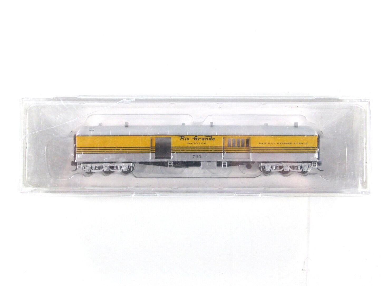 N Scale DENVER & RIO GRANDE **Aspen Gold** Baggage Car #745 - WHEELS of TIME 206