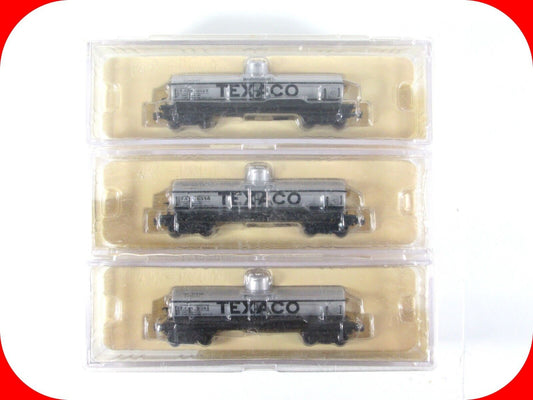N Scale *TEXACO* Tank Cars - 9327, 9256, 9281 -Intermountain / Tex-N-Rails *RARE