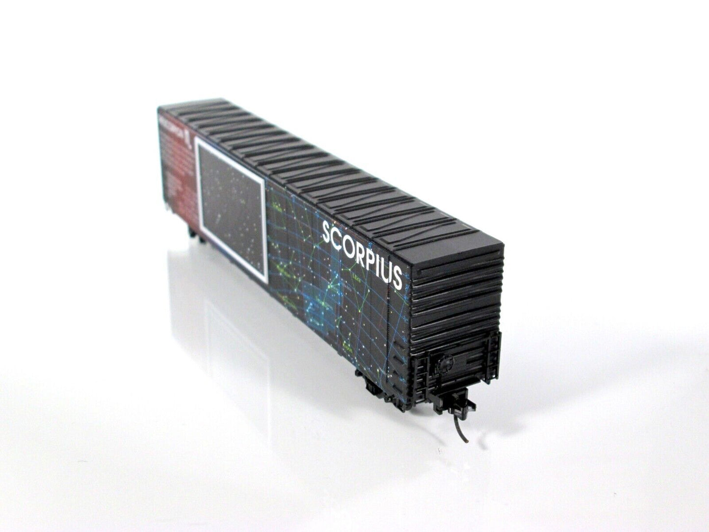 N Scale SCORPIUS / SCORPION ZODIAC (Oct-Nov) 60' Box Car - Micro Trains 10200210