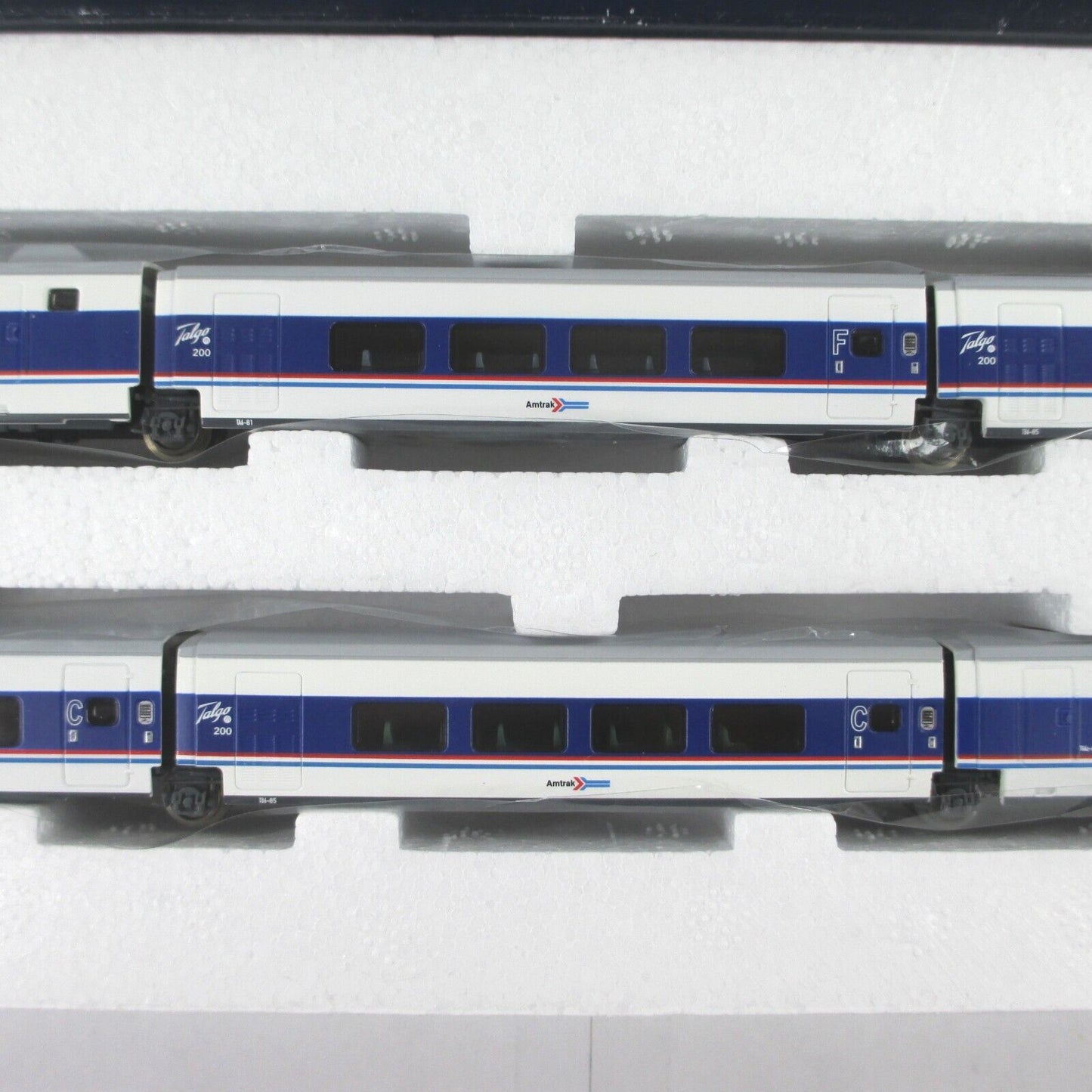 N Scale AMTRAK **TALGO PENDULAR** 200 Passenger 6-Car Set --- Electrotren 7251 K