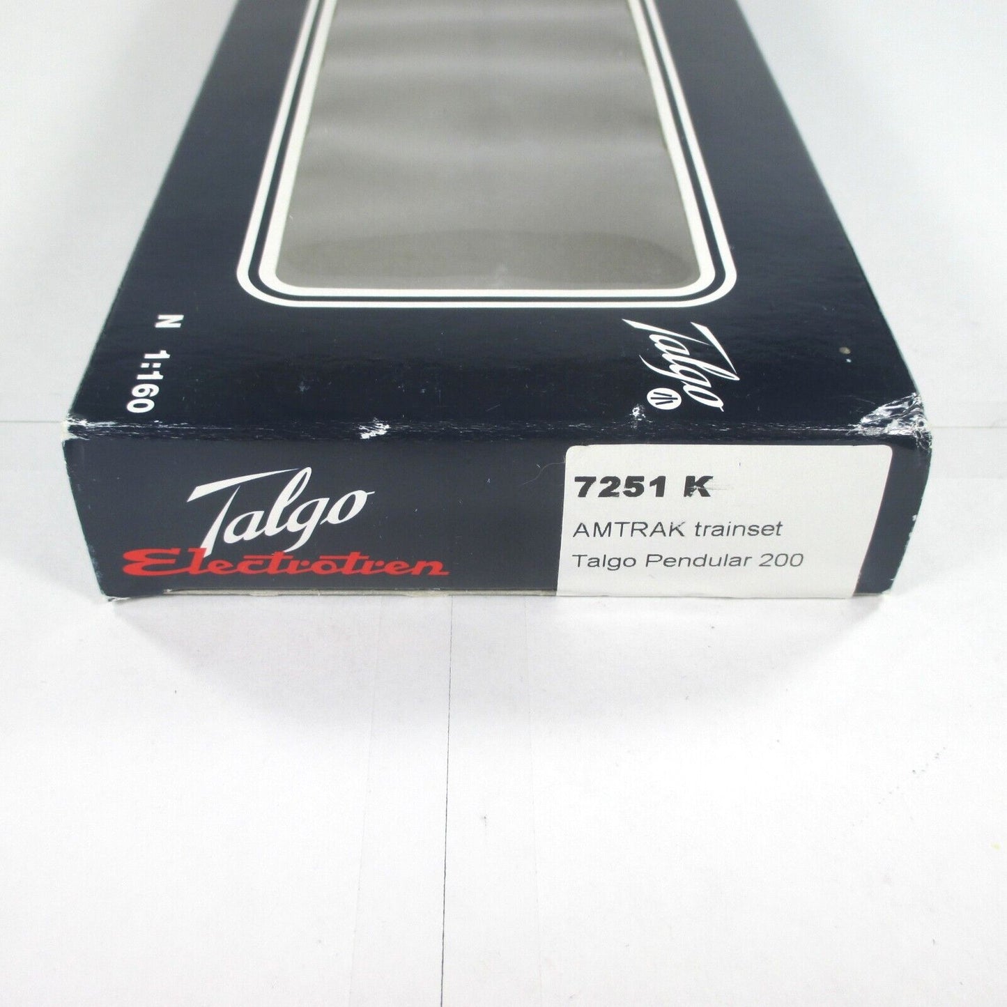 N Scale AMTRAK **TALGO PENDULAR** 200 Passenger 6-Car Set --- Electrotren 7251 K