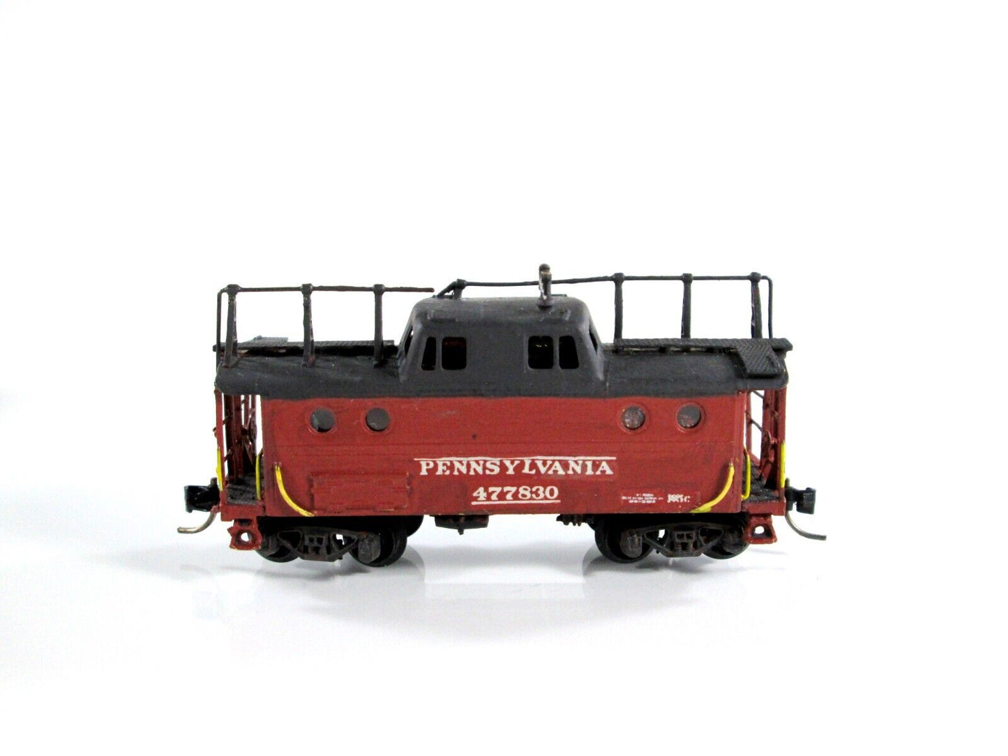 N Scale BRASS Pennsylvania N5C Cabin Car Caboose w/ Antenna -PRECISION SCALE WBM