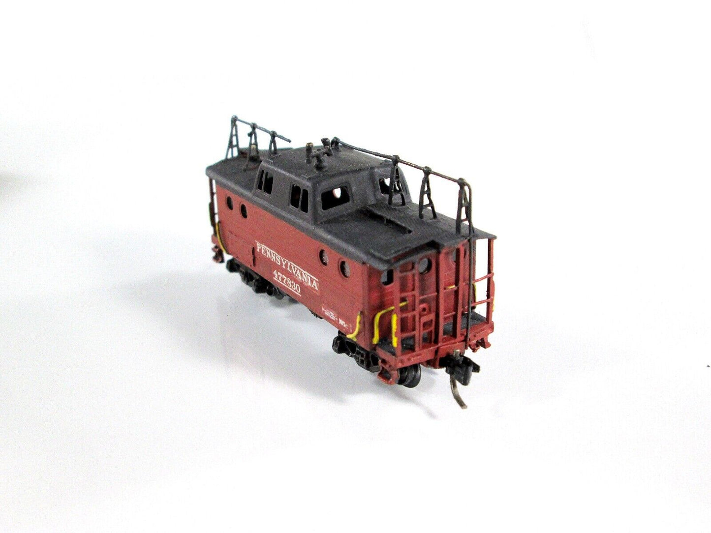 N Scale BRASS Pennsylvania N5C Cabin Car Caboose w/ Antenna -PRECISION SCALE WBM