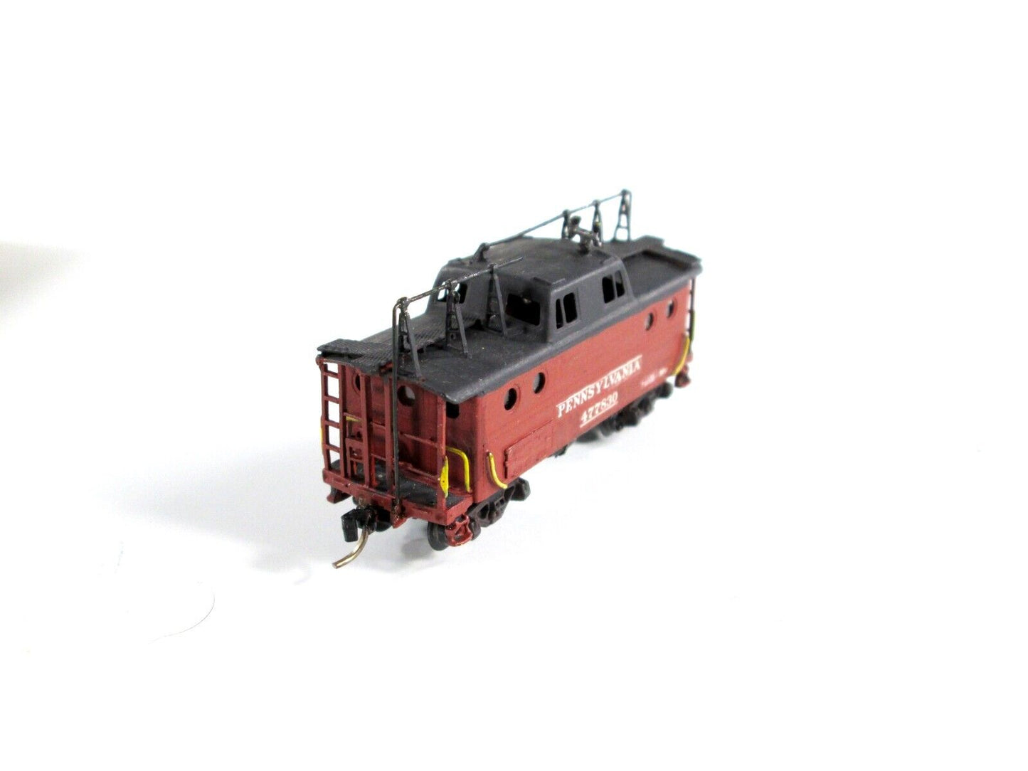 N Scale BRASS Pennsylvania N5C Cabin Car Caboose w/ Antenna -PRECISION SCALE WBM
