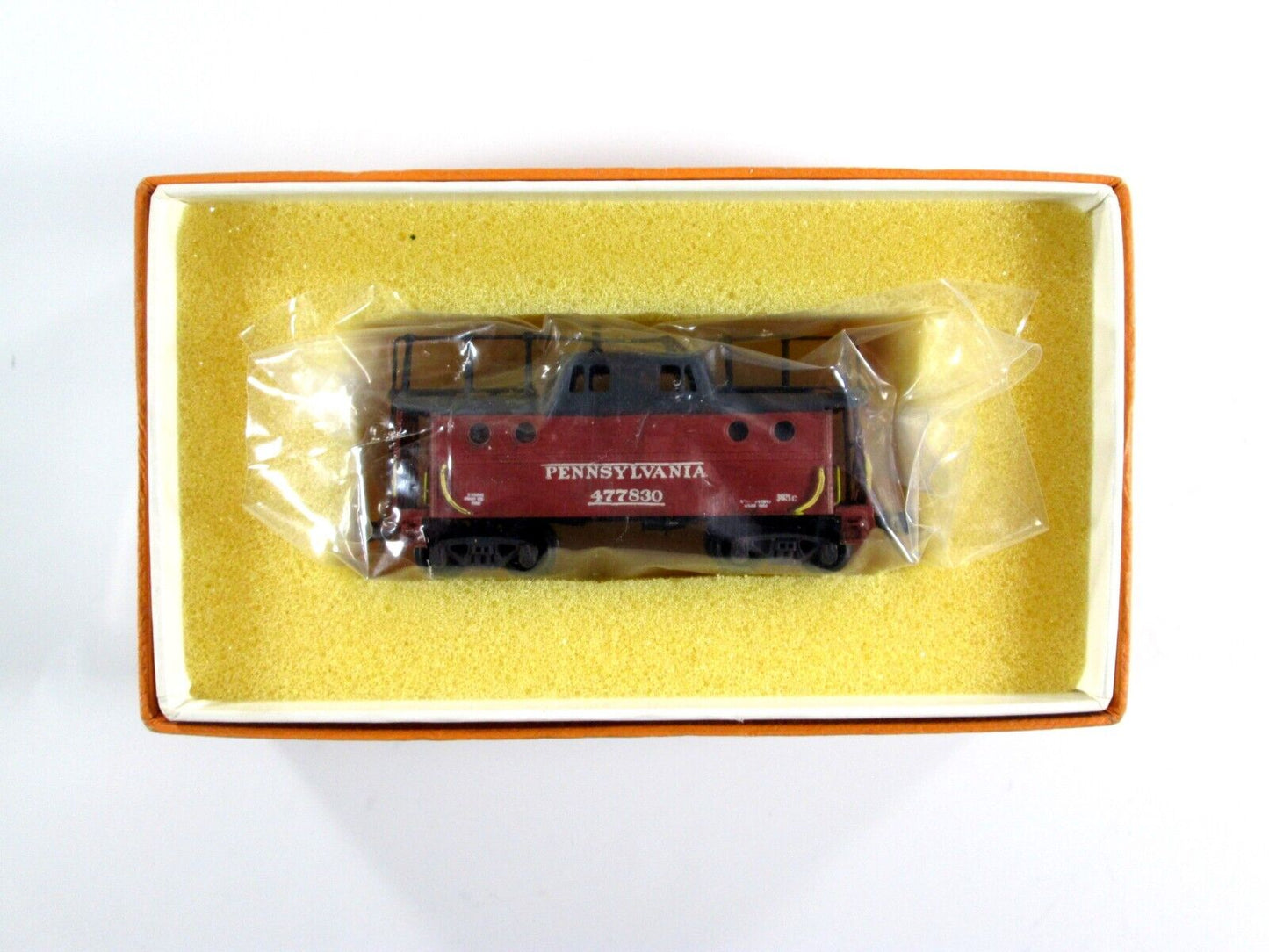 N Scale BRASS Pennsylvania N5C Cabin Car Caboose w/ Antenna -PRECISION SCALE WBM