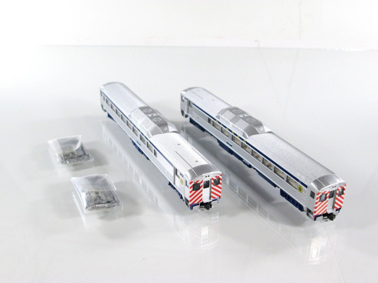 N Scale ALASKA RAILROAD Rail Diesel 2-Car Set F -- ARR 711, 712 -- Kato 106-3015