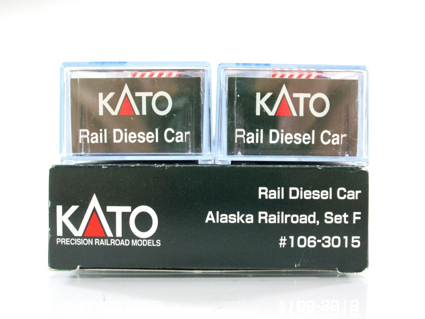 N Scale ALASKA RAILROAD Rail Diesel 2-Car Set F -- ARR 711, 712 -- Kato 106-3015