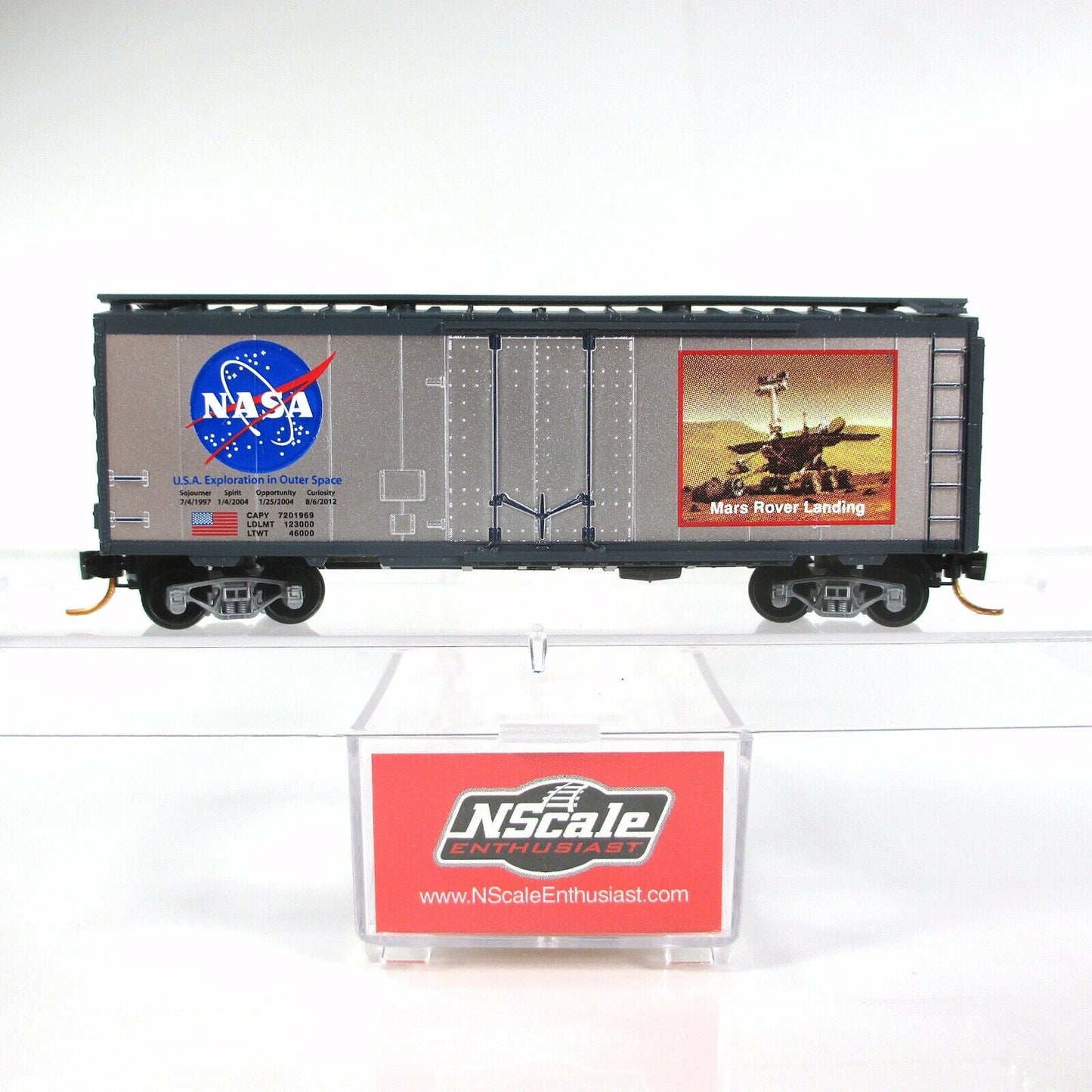 N Scale NASA MARS ROVER Galaxy 40' Box Car -- Micro Trains NSE MTL 12-02 ***RARE