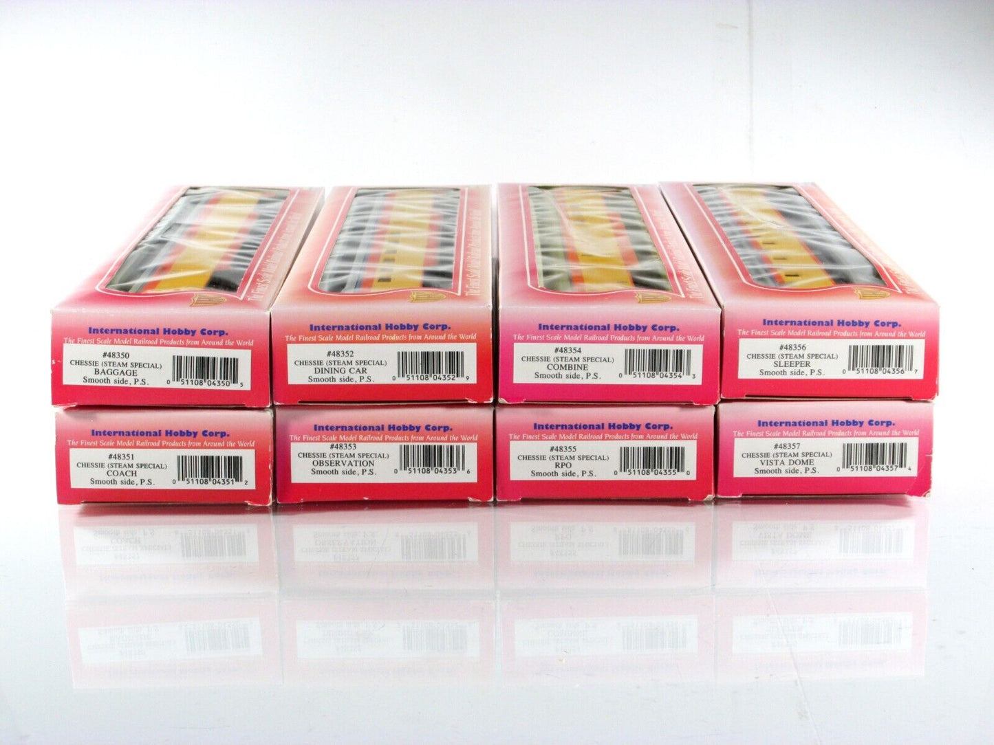 HO Scale CHESSIE / C&O *STEAM SPECIAL* Passenger Car 8-Pack Set -IHC 48358 *RARE