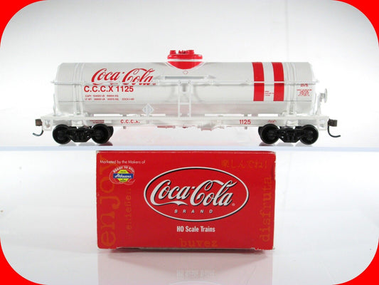 HO Scale COCA-COLA Collection 40' Single Dome Tank Car - CCCX 1125 - Athearn