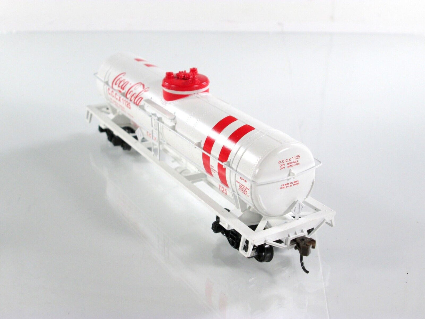 HO Scale COCA-COLA Collection 40' Single Dome Tank Car - CCCX 1125 - Athearn