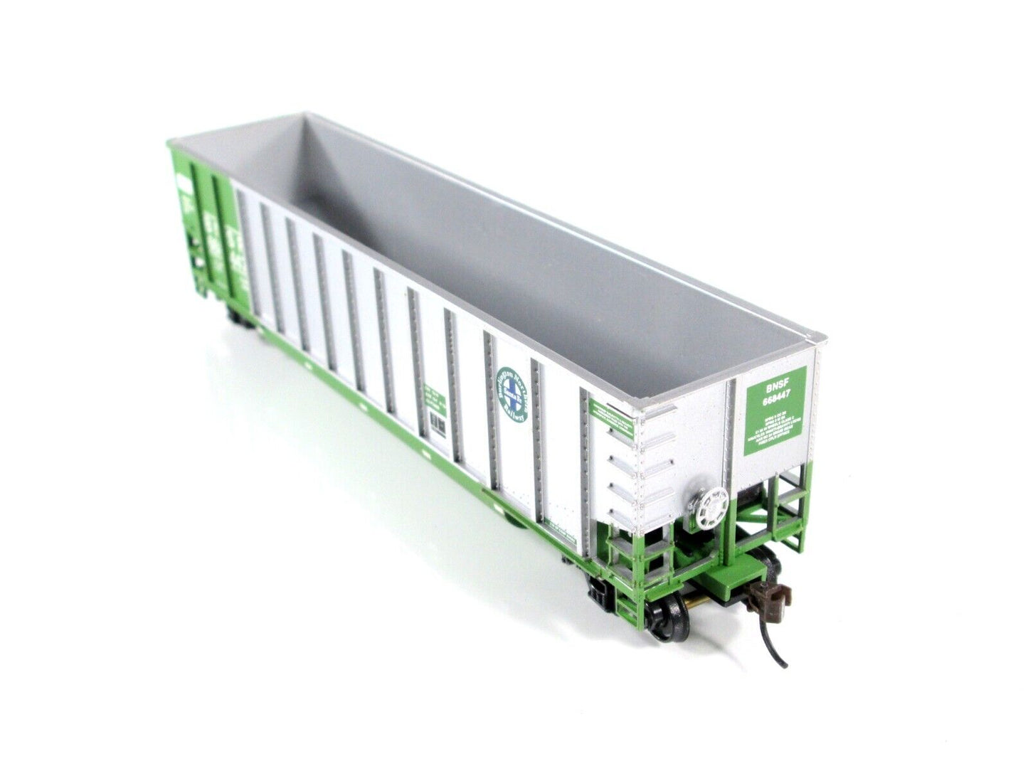 HO Scale BNSF Bethgon Coalporter 6-Pack Set -- Green Scheme -- Walthers 932-5319