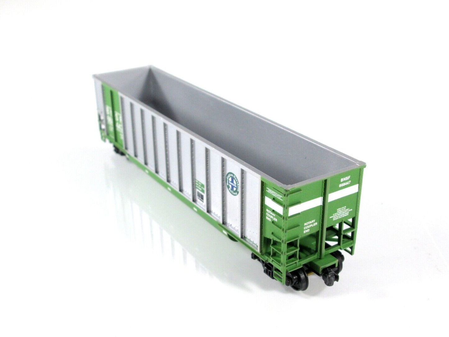 HO Scale BNSF Bethgon Coalporter 6-Pack Set -- Green Scheme -- Walthers 932-5319