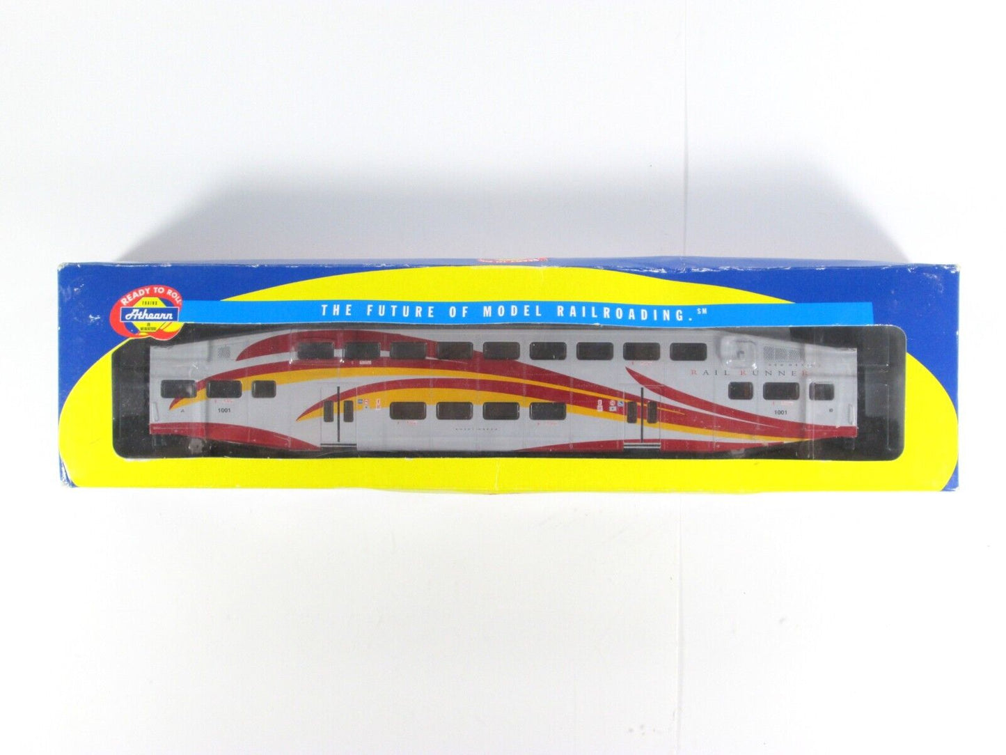 HO Scale NEW MEXICO RAIL RUNNER Bombardier Coach #1001 - Athearn 25702
