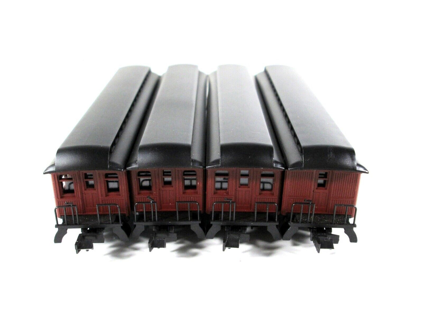 N Scale PENNSYLVANIA Overland Old Time Passenger 4-Car Set ---- Roundhouse 89415