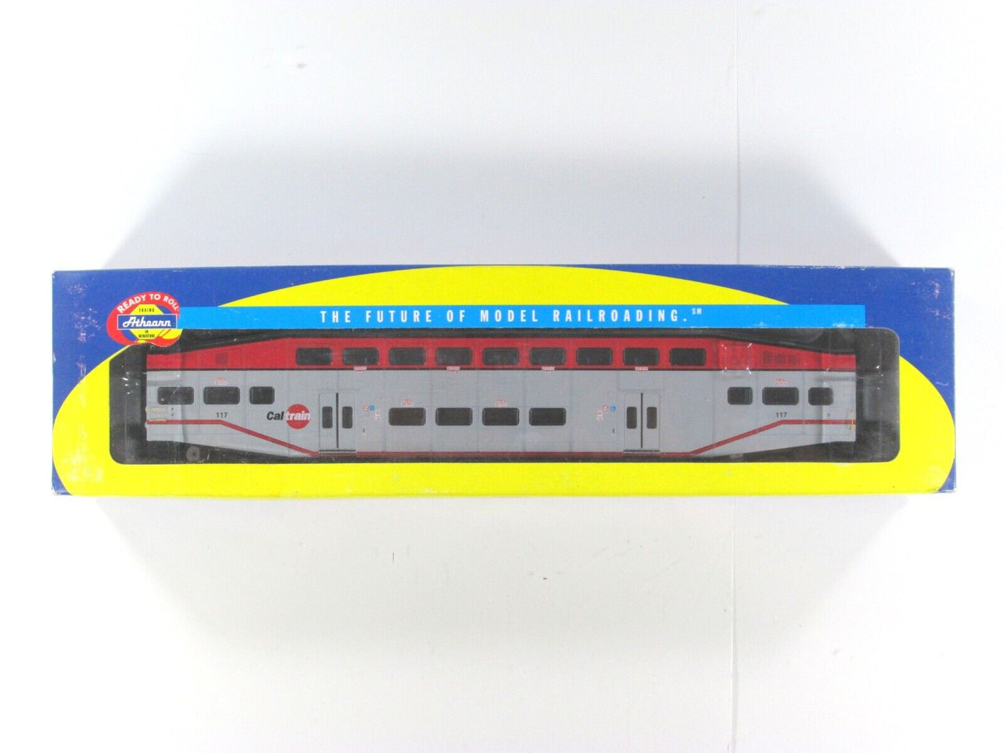 HO Scale **CALTRAIN** Bombardier Commuter CONTROL Car - JPBX 117 -- Athearn 2548