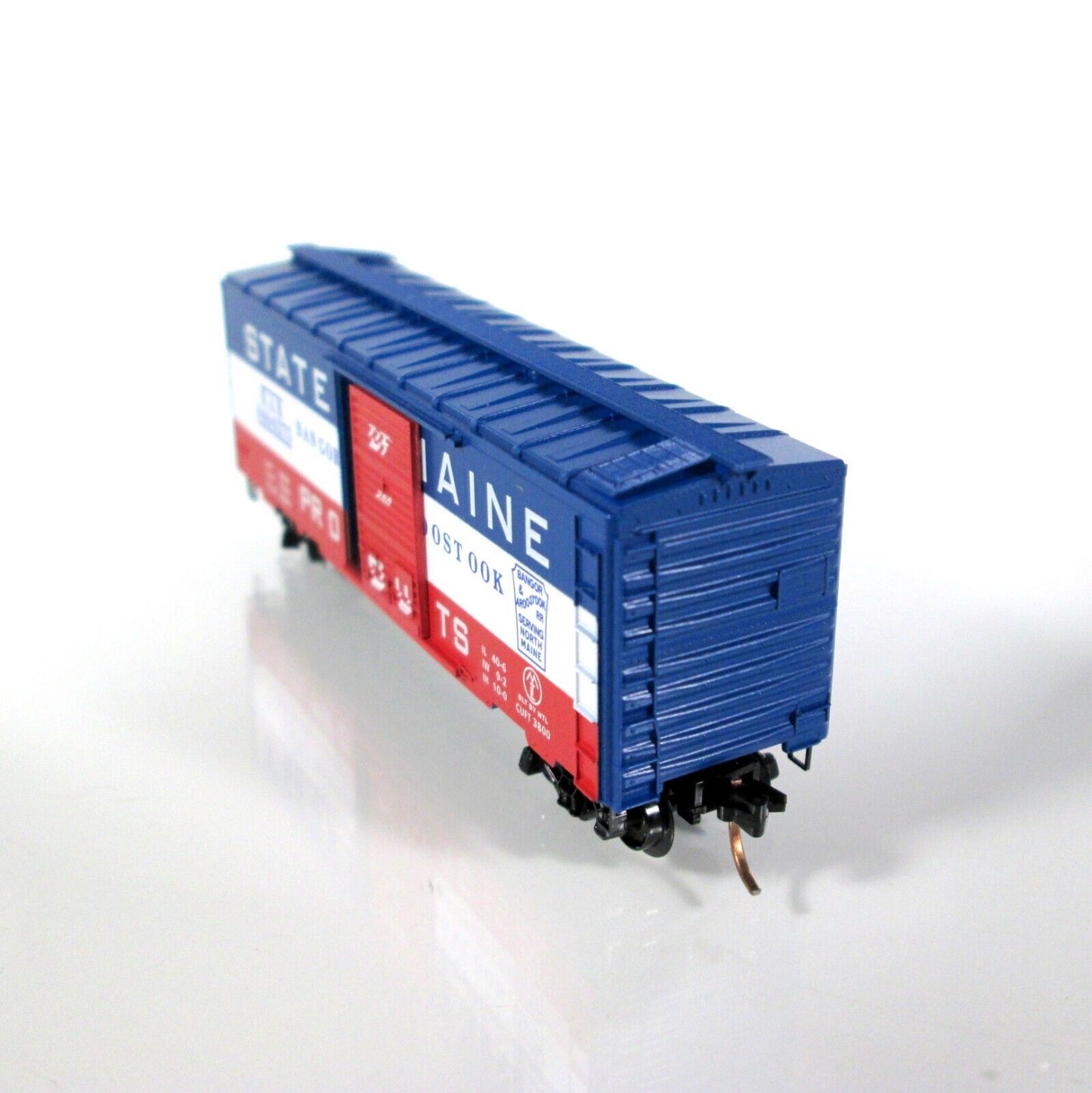 N Scale MAINE / BANGOR & AROOSTOOK 40' Box Car -Micro Trains / Lowell Smith 6464