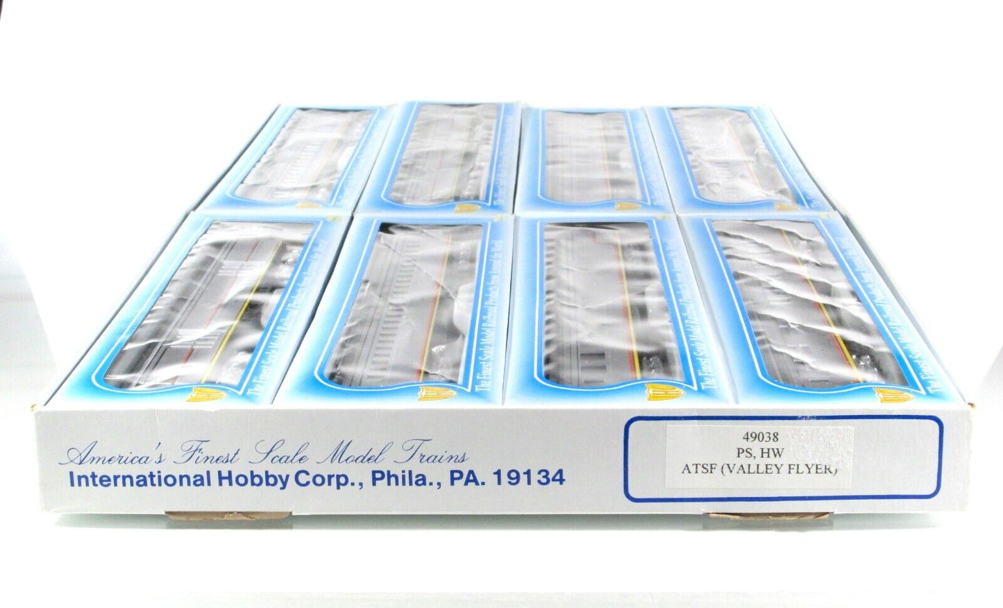 HO Scale SANTA FE ***VALLEY FLYER*** Heavyweight Passenger 8-Car Set - IHC 49038
