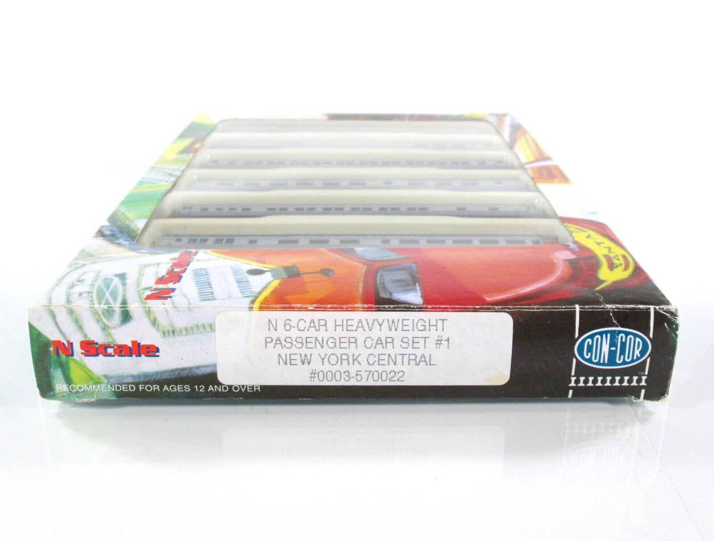 N Scale NEW YORK CENTRAL Heavyweight Passenger Car 6-Pack Set 1 - Con-Cor 570022