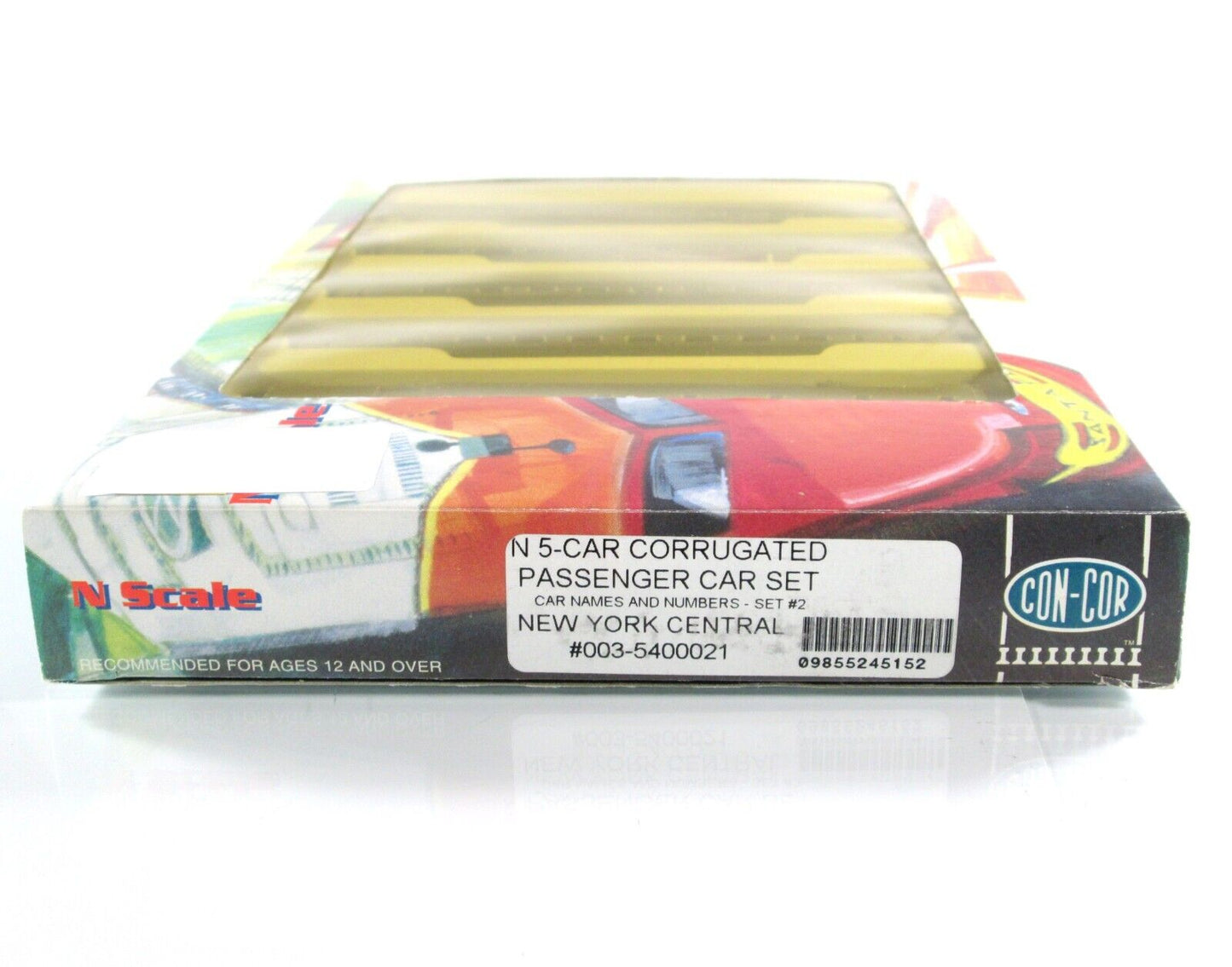 N Scale NEW YORK CENTRAL Lightweight Passenger Car 5-Pack Set -- Con-Cor 5400021