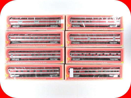 HO Scale FRISCO / KATY ***TEXAS SPECIAL*** Passenger Car 8-Pack Set -- IHC 47728