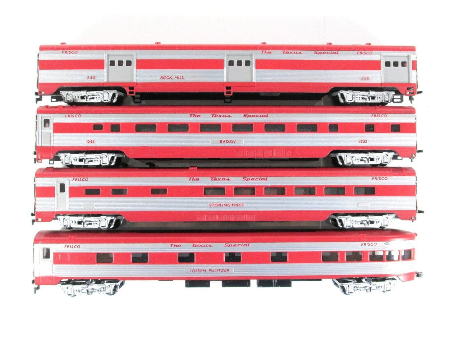 HO Scale FRISCO / KATY ***TEXAS SPECIAL*** Passenger Car 8-Pack Set -- IHC 47728