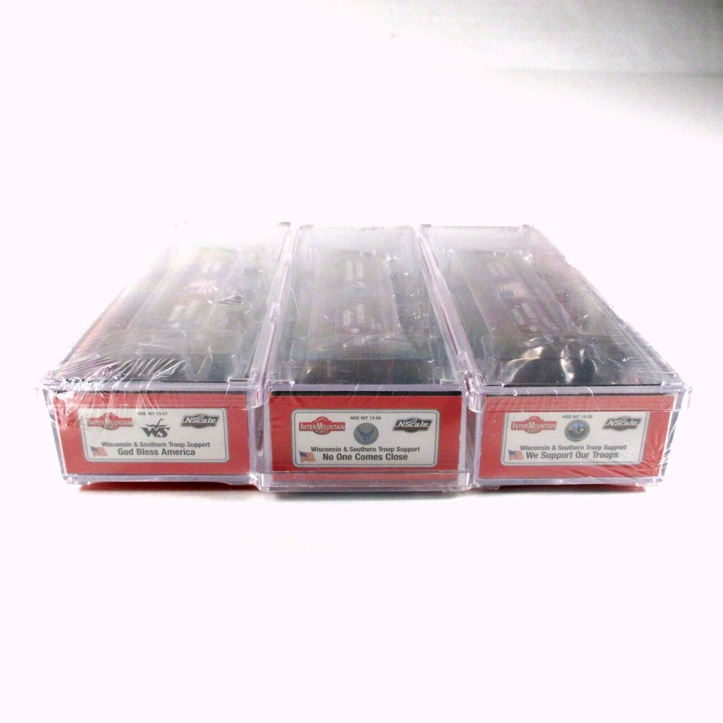 N SCALE WISCONSIN & SOUTHERN **Troop Support** Hopper 3-Car Set -- Intermountain