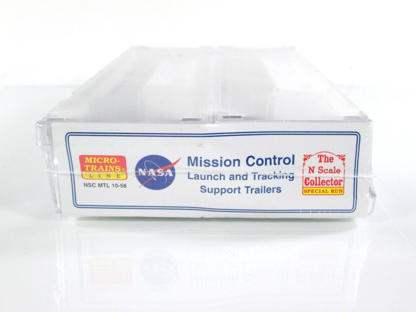 N Scale NASA *MISSION CONTROL* Flat Car & Trailer TOFC 2-Pack Set - Micro Trains