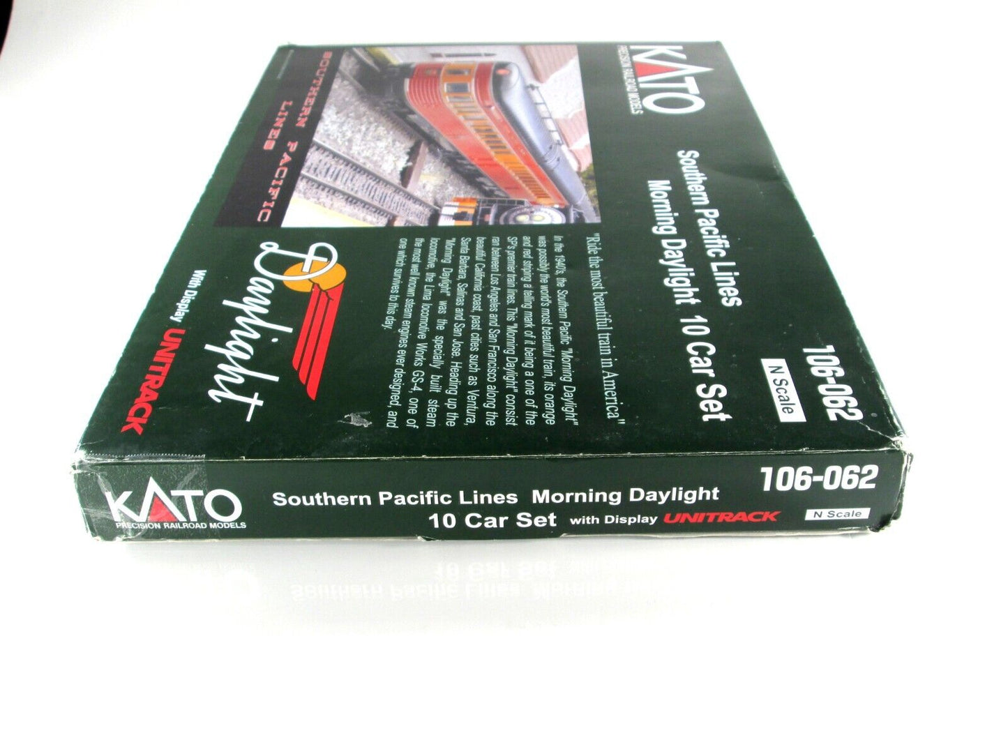 N Scale SOUTHERN PACIFIC *MORNING DAYLIGHT* Passenger 10-Car Set -- Kato 106-062
