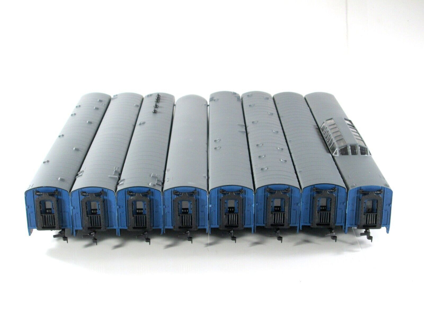 HO Scale SANTA FE *BLUE GOOSE* Passenger Car 8-Pack Set - IHC 48018 **RARE