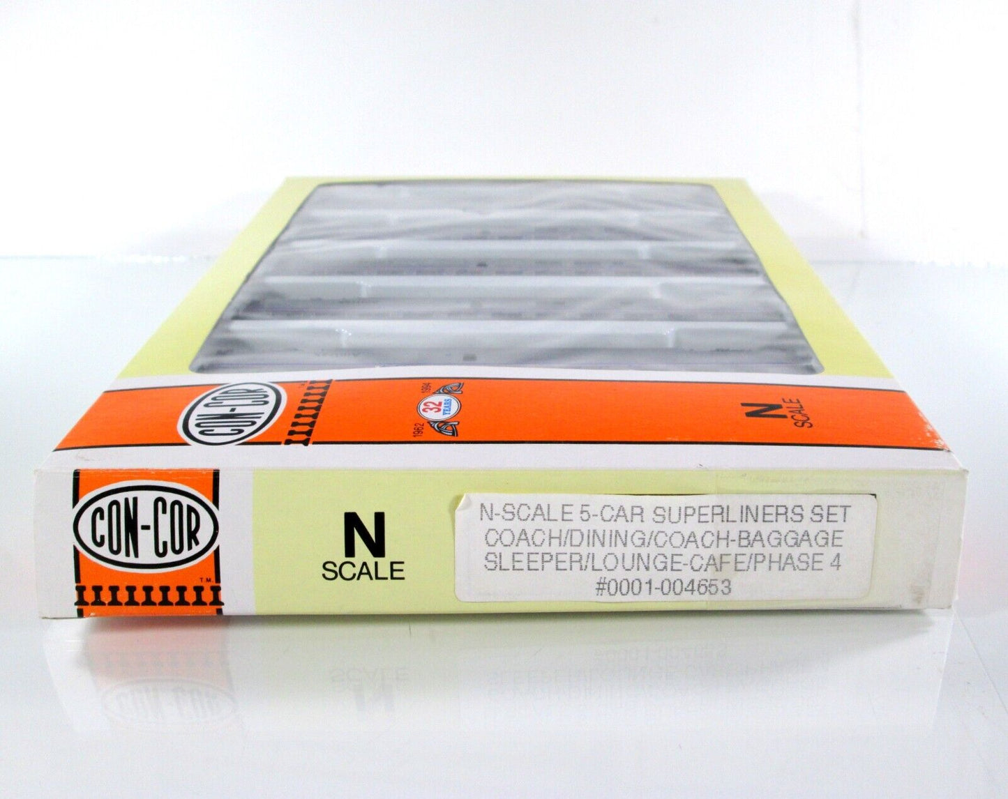 N Scale AMTRAK Phase IV Superliner Bi-Level Passenger 5-Car Set - Con-Cor 004653