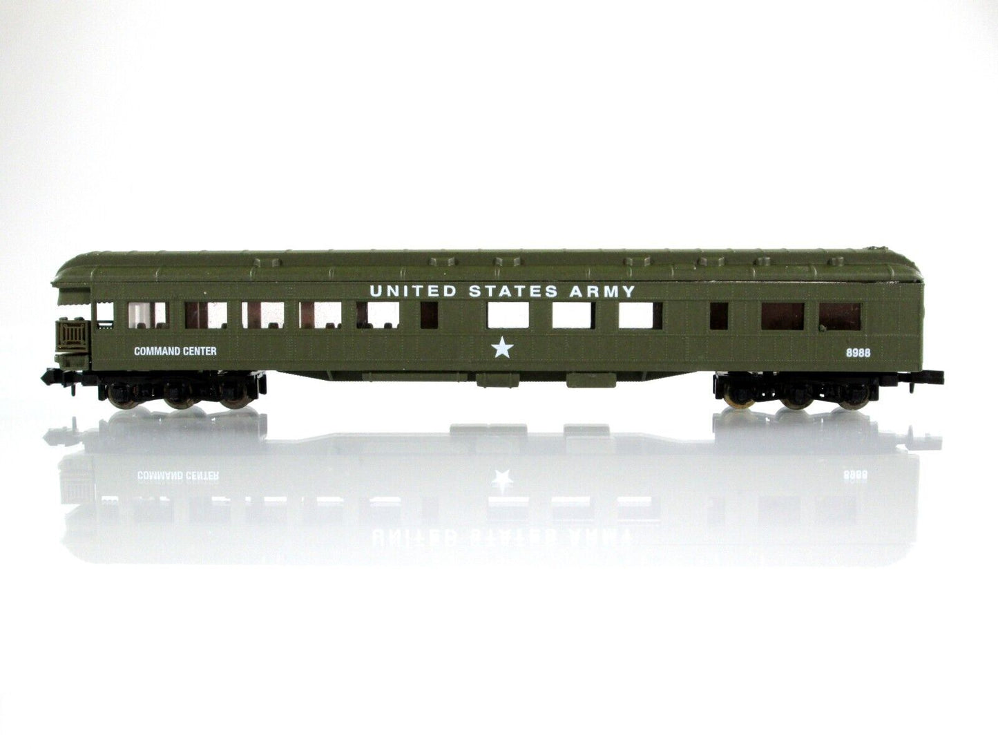 N Scale UNITED STATES ARMY Observation Command Center Car #8988, Con-Cor **RARE*