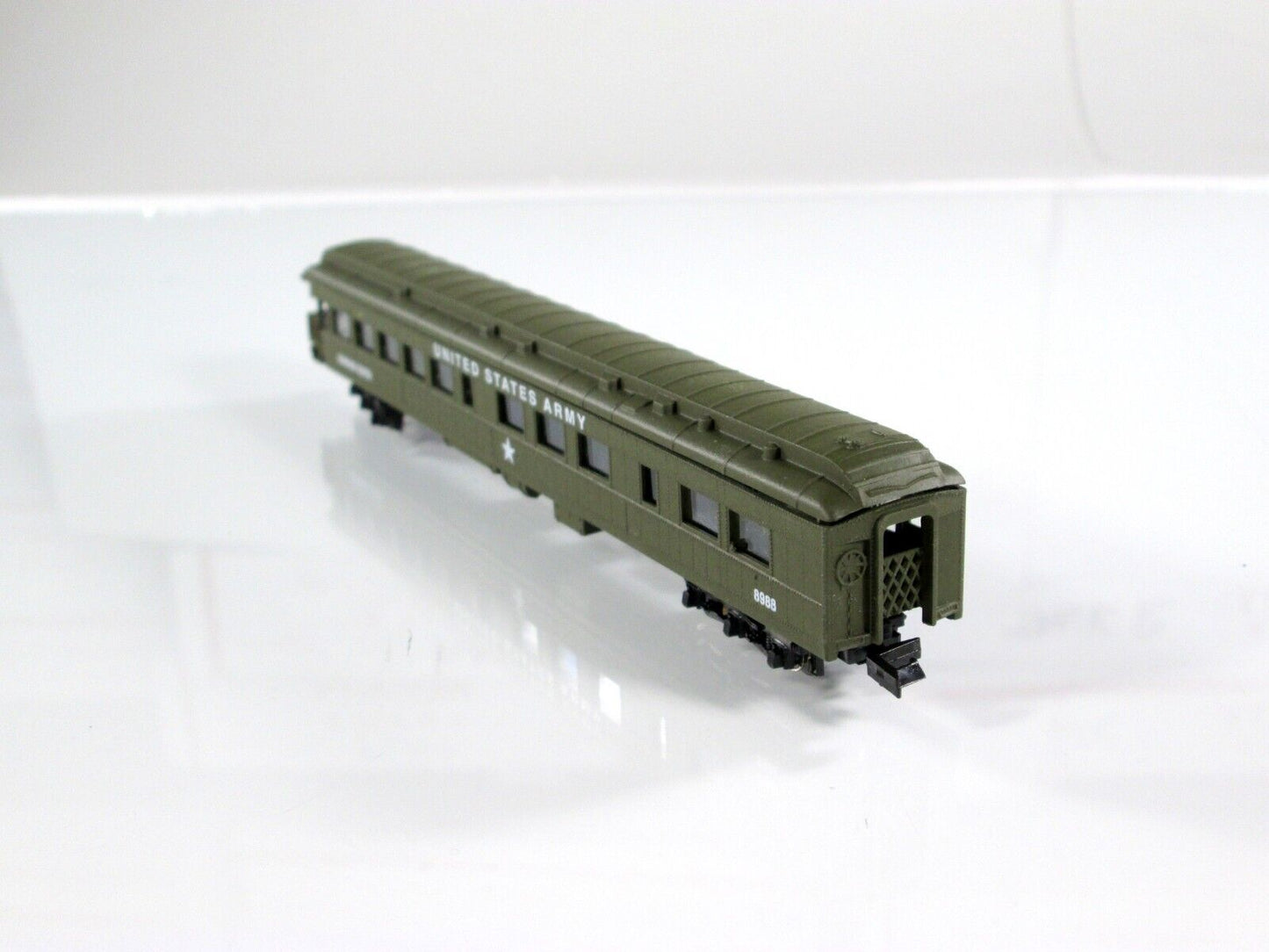 N Scale UNITED STATES ARMY Observation Command Center Car #8988, Con-Cor **RARE*