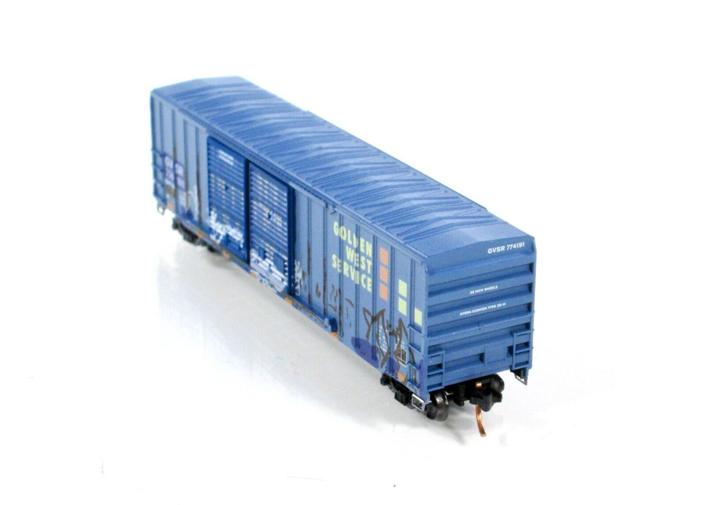 N Scale *GOLDEN WEST* Weathered, Graffiti Box Car #774191 -Micro Trains 03044190