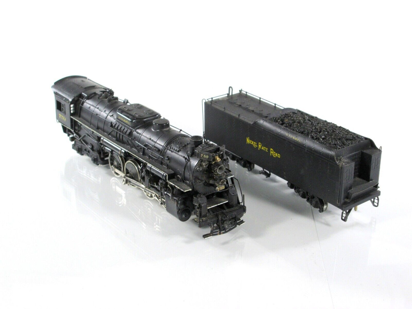 HO Scale BRASS Nickel Plate Road 2-8-4 Berkshire Locomotive #759 - United Models