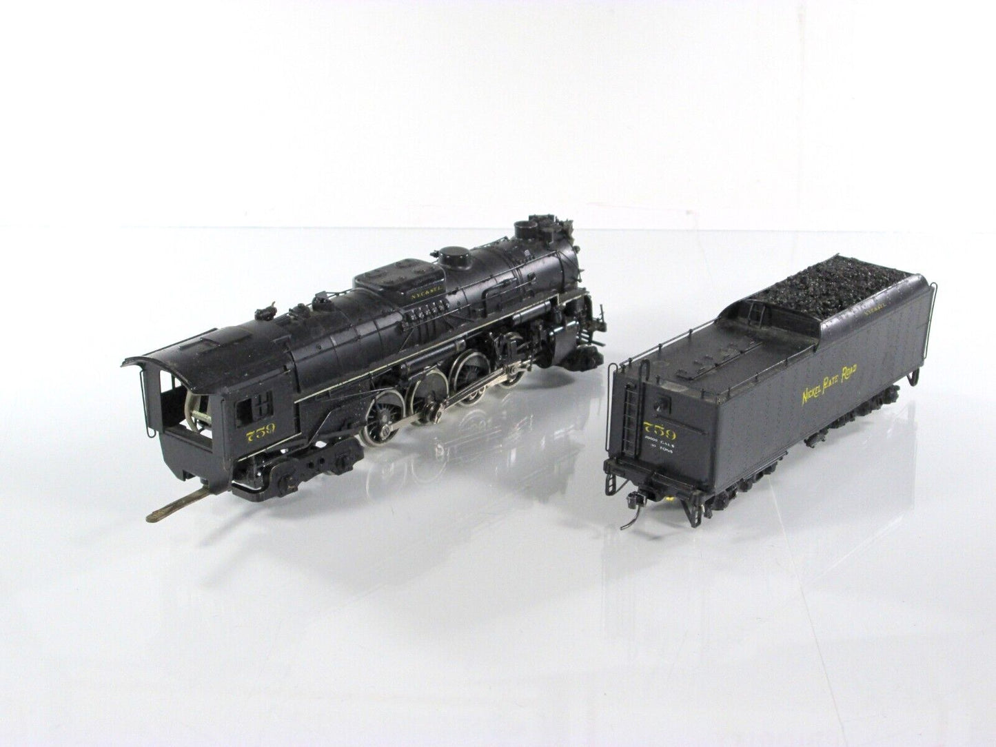HO Scale BRASS Nickel Plate Road 2-8-4 Berkshire Locomotive #759 - United Models