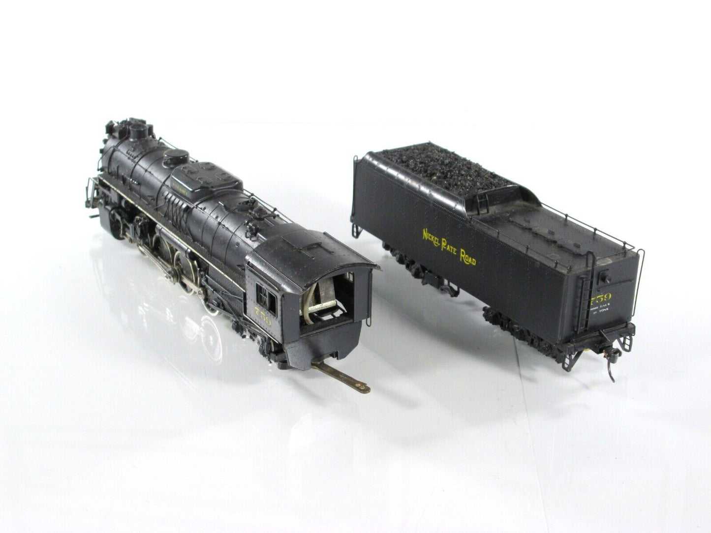 HO Scale BRASS Nickel Plate Road 2-8-4 Berkshire Locomotive #759 - United Models