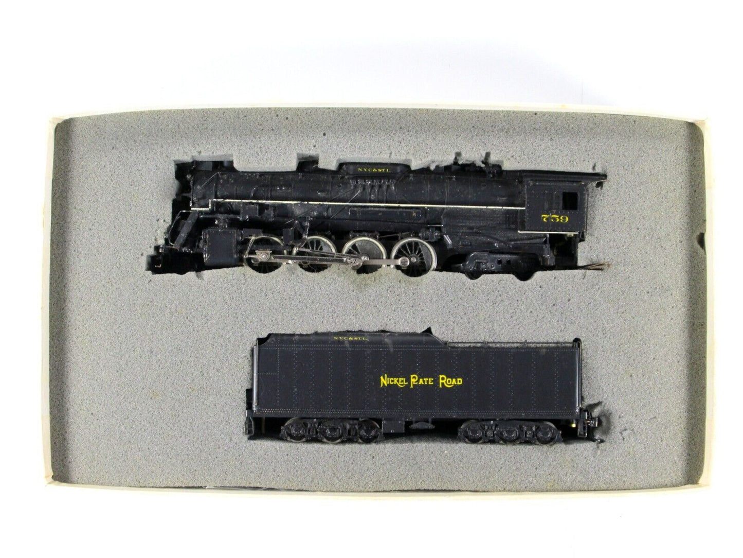 HO Scale BRASS Nickel Plate Road 2-8-4 Berkshire Locomotive #759 - United Models
