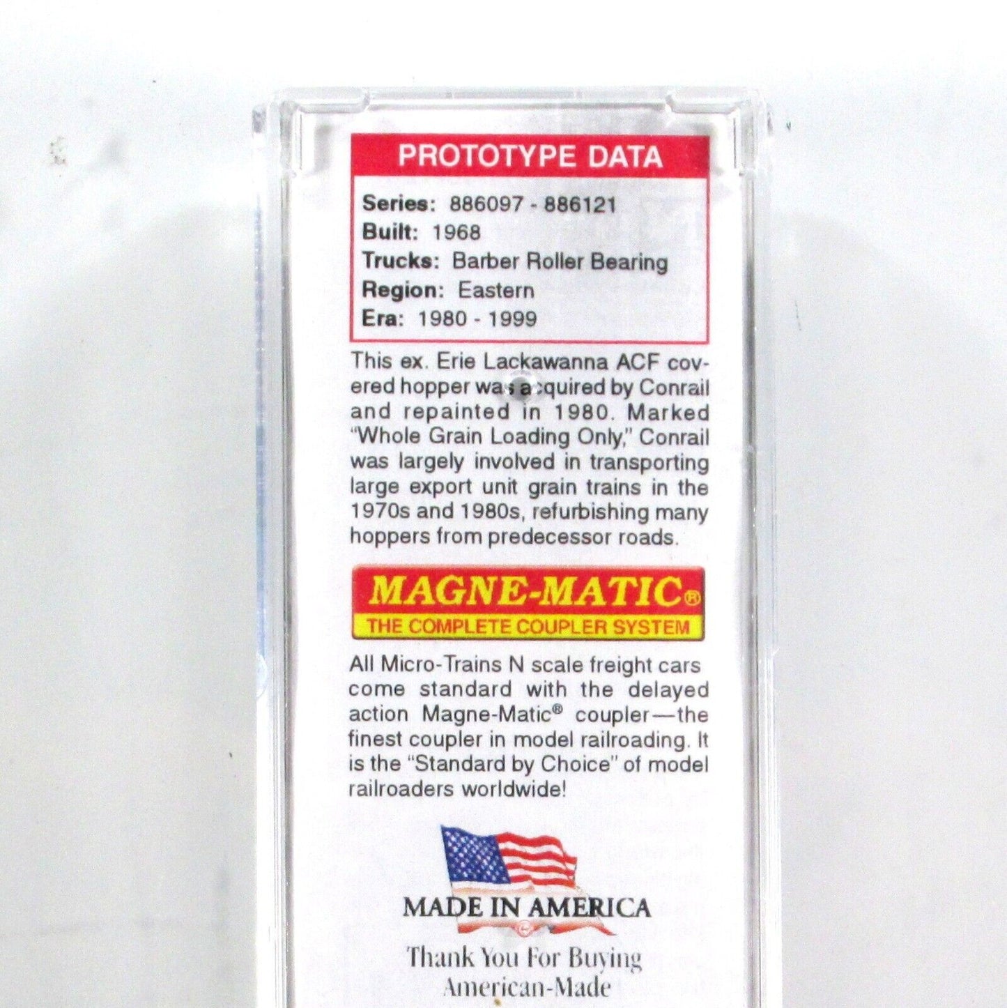 N Scale ***CONRAIL ex-EL*** Weathered 3-Bay Hopper ------- Micro Trains 09444490
