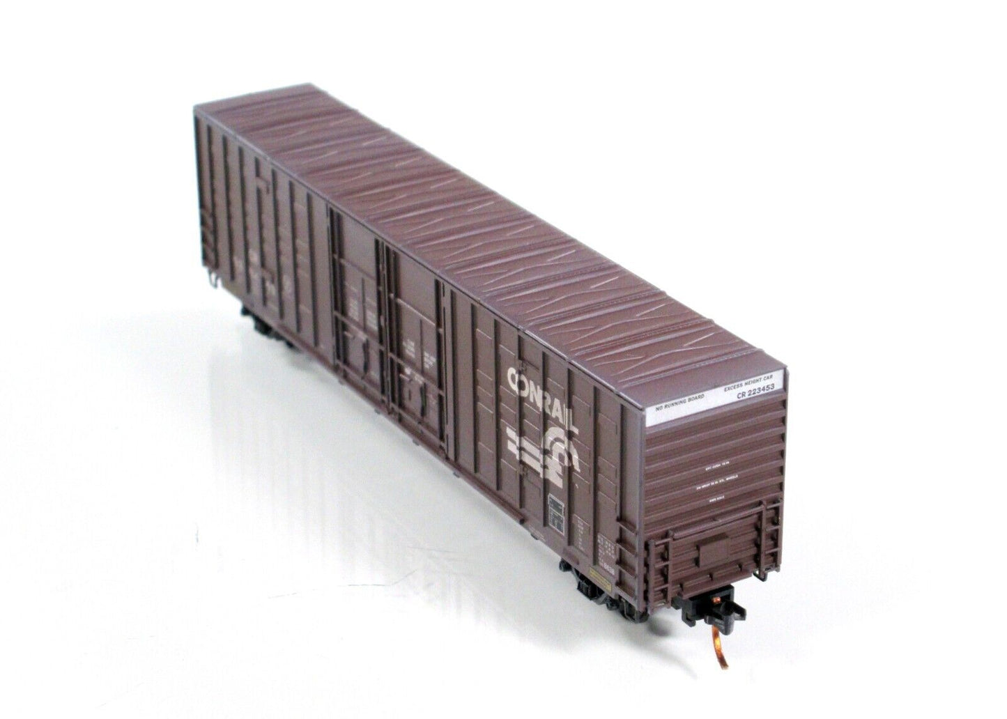 N Scale ***CONRAIL*** Weathered & Graffiti 60' Box Car --- Micro Trains 10344020