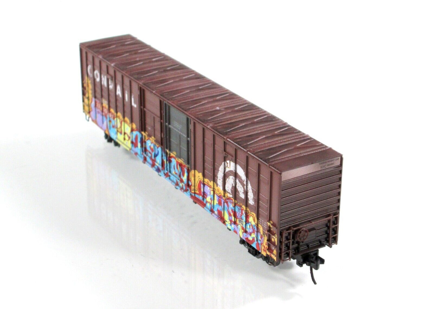N Scale **CONRAIL -ex-NYC** Weathered 60' Box Car #223092 -Micro Trains 10344150