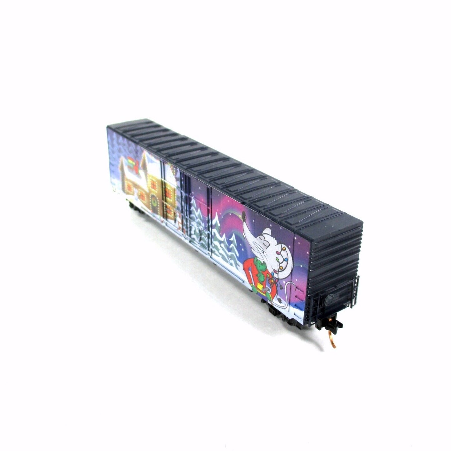 N Scale **MERRY CHRISTMAS 2018** 60' Holiday Box Car ----- Micro Trains 10200140