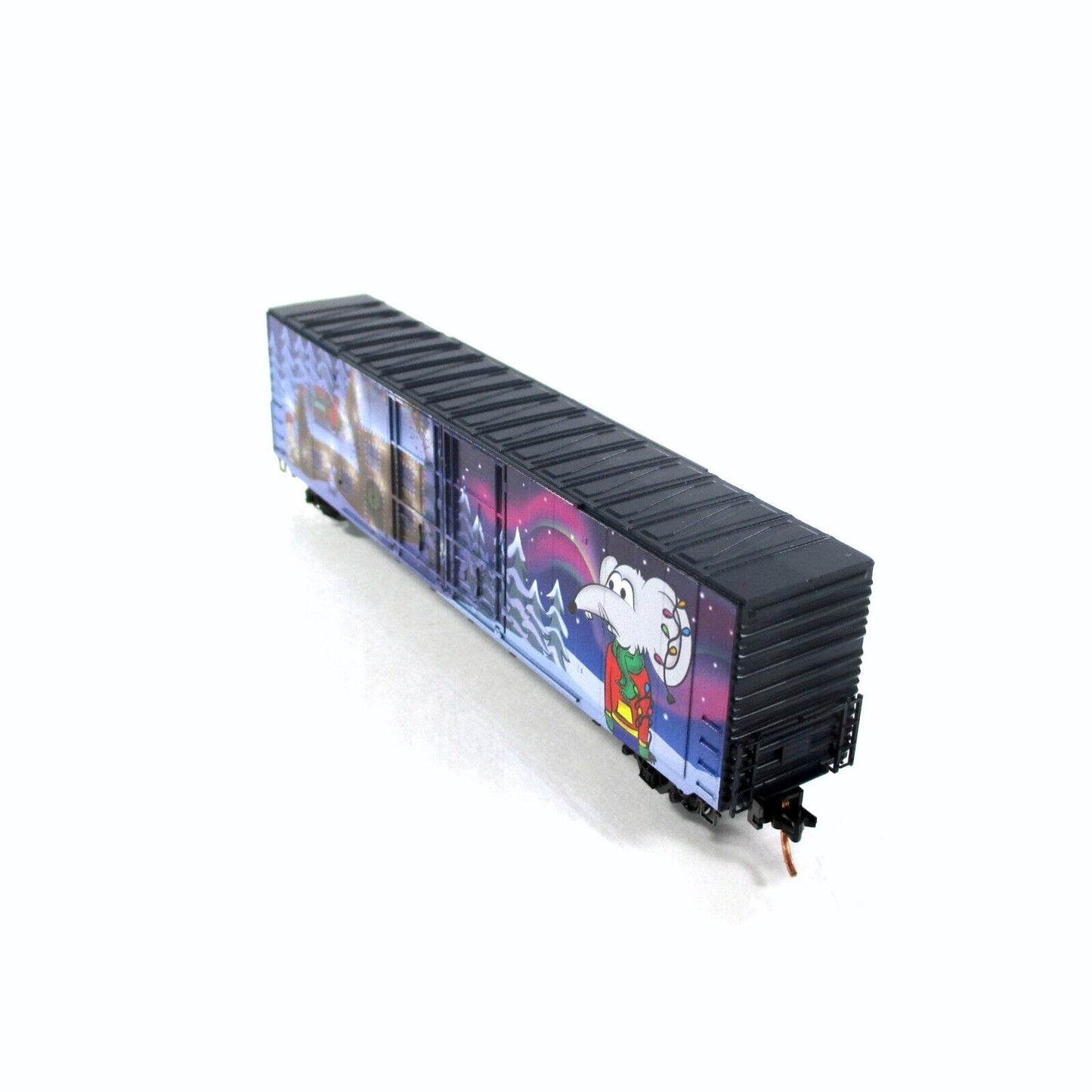 N Scale **MERRY CHRISTMAS 2018** 60' Holiday Box Car ----- Micro Trains 10200140