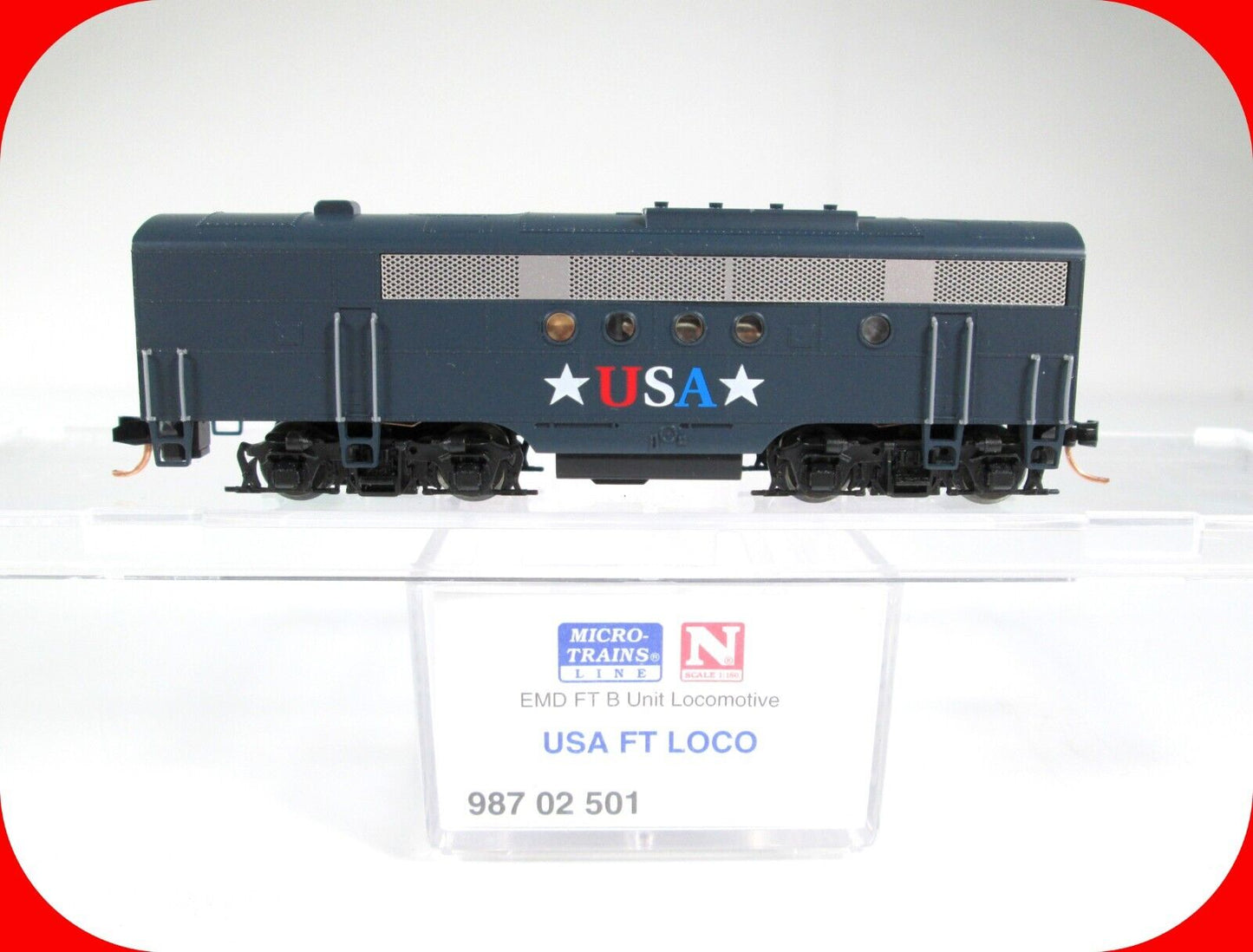 N Scale USA United States America FT B Locomotive Micro Trains 98702501 *DCC RDY