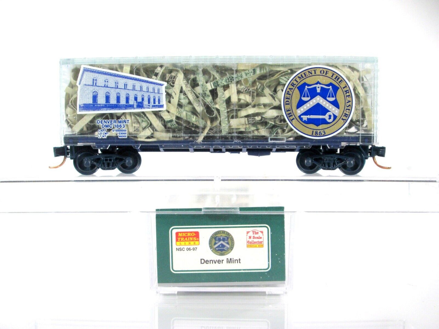N Scale ***DENVER MINT*** Transparent Box Car - Micro Trains NSC Special ***RARE