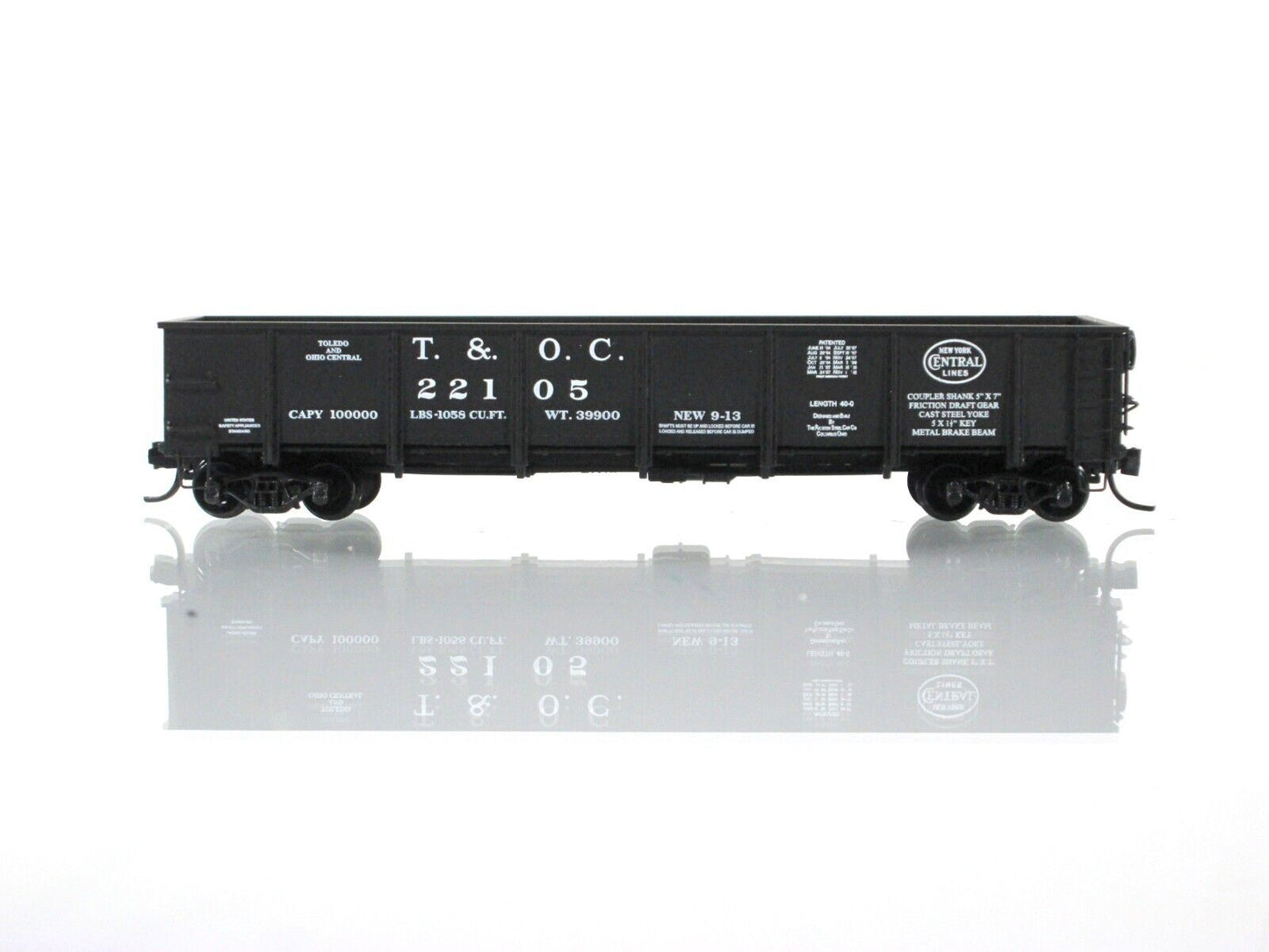N Scale **NEW YORK CENTRAL** GS Gondola 6-Car Set --- TrainWorx 2632 **RARE*