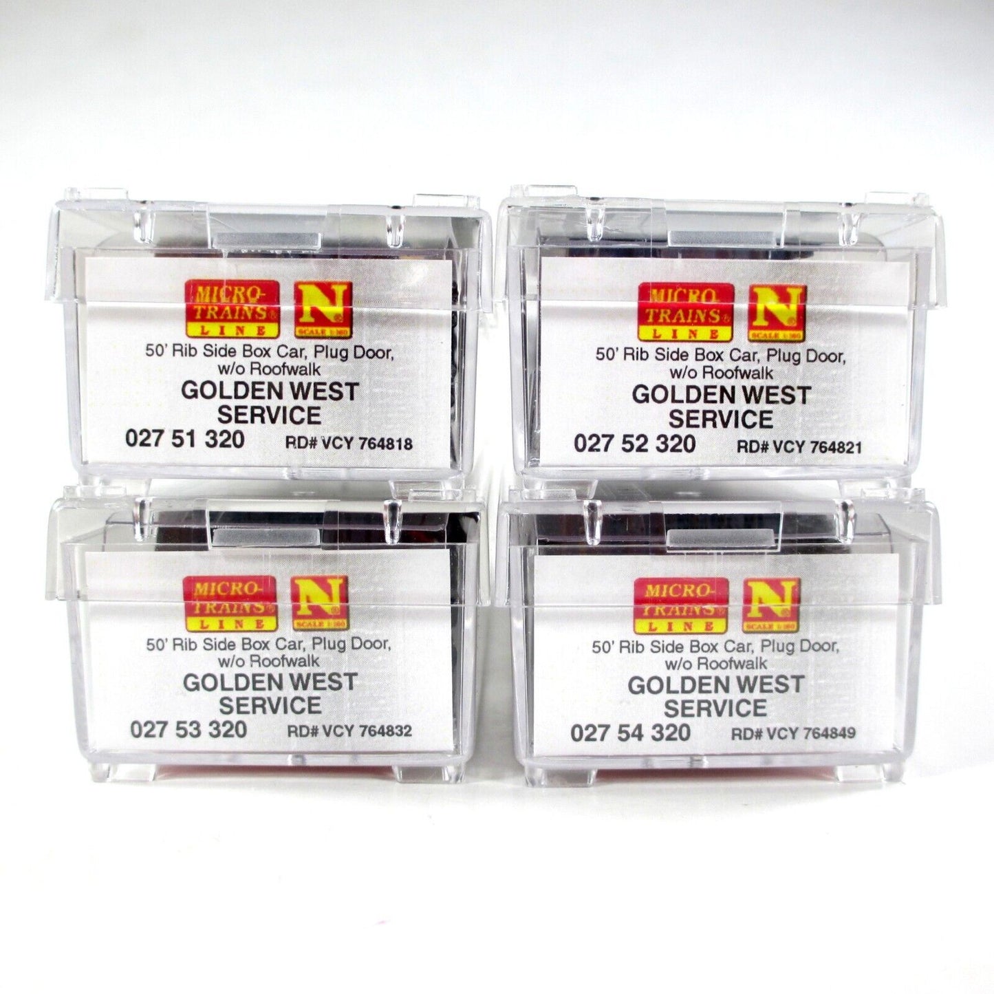 N Scale **GOLDEN WEST** Weathered & Graffiti Box Car Pack -Micro Trains 99305070