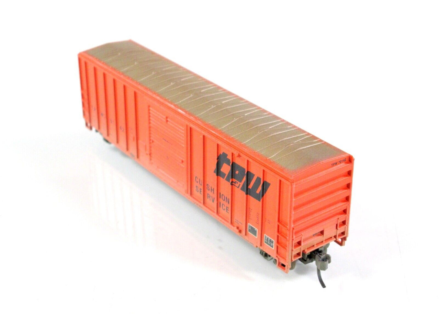 N Scale **TOLEDO PEORIA & WESTERN** Weathered 50' Box Car #70142 - Athearn 11221